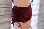 Burgundy Urban String Shorts