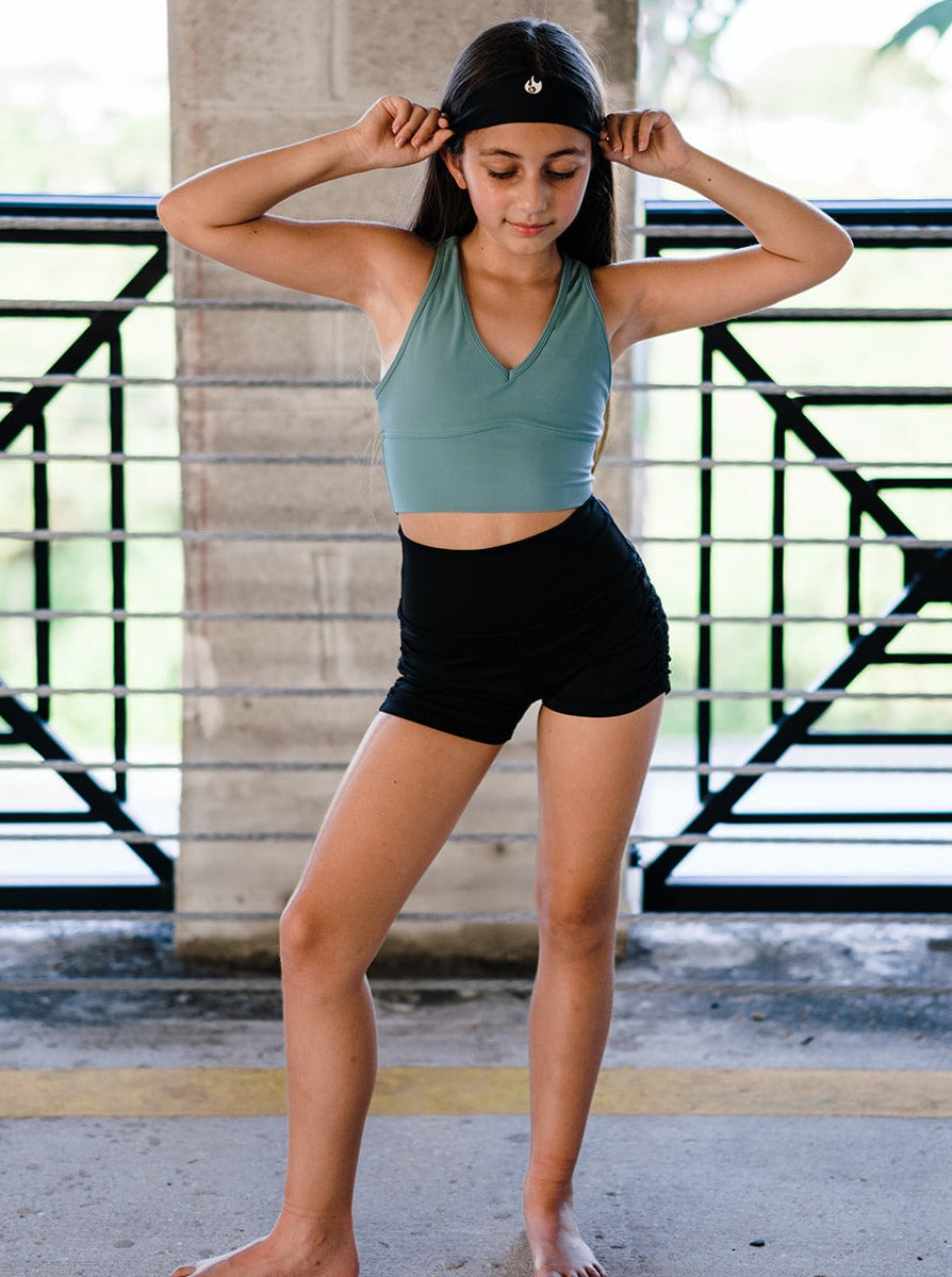 Youth Teal Cobra Top