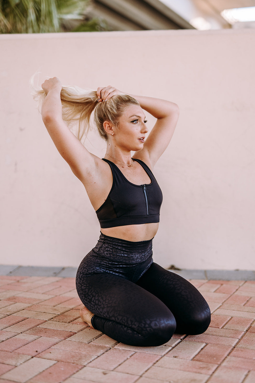 Youth Black Cheetah Leggings