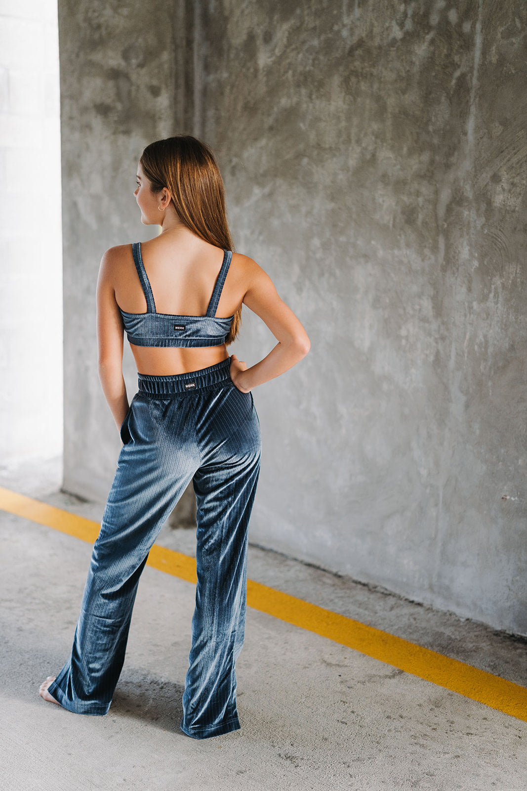 Slate Blue Starry Pant