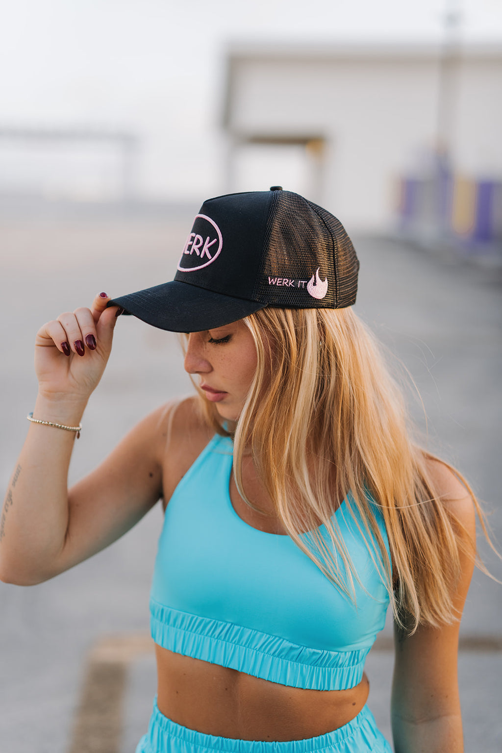 Youth Aqua Blue Track Top