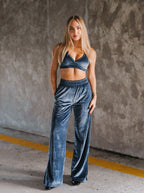 Slate Blue Starry Pant