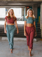 Cactus Green City Cinch Pant