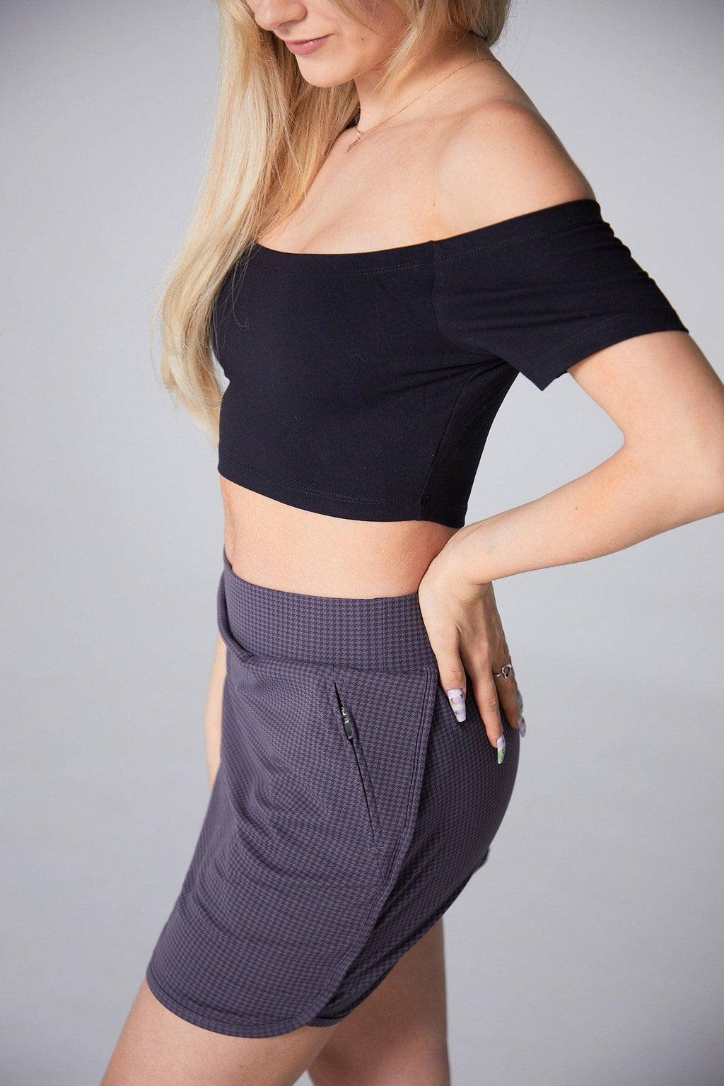 Youth High-Waisted Side Pocket Skirt - Werk Dancewear