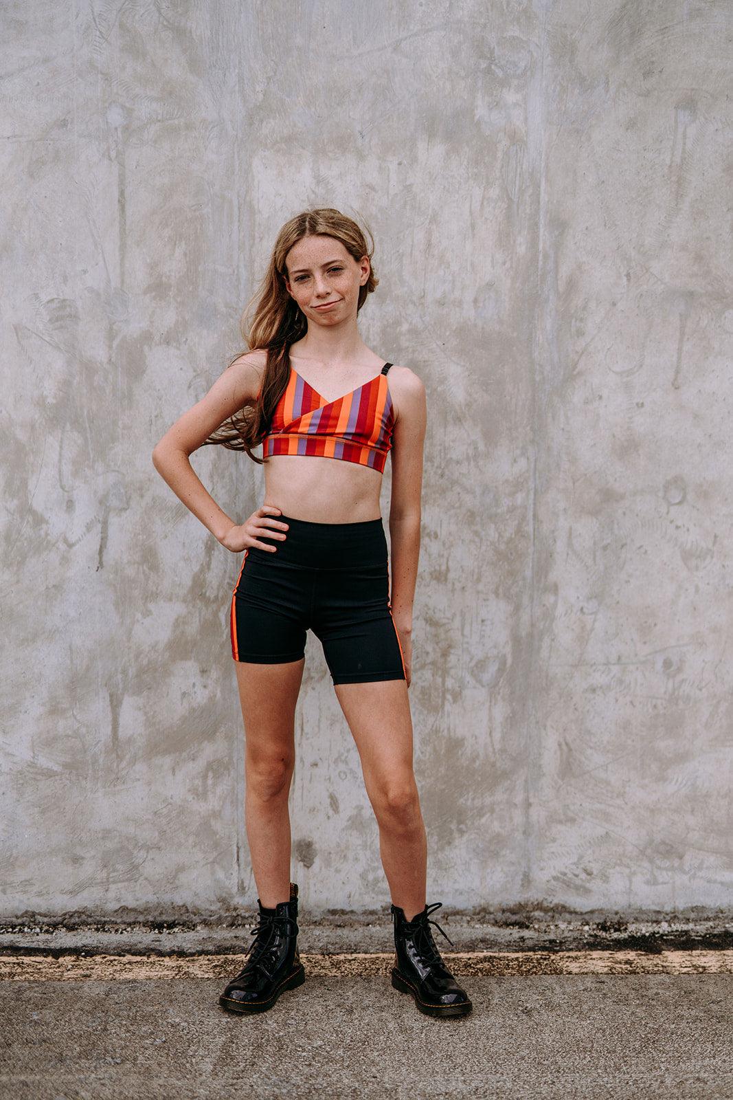 Youth Blaze Bike Shorts - Werk Dancewear