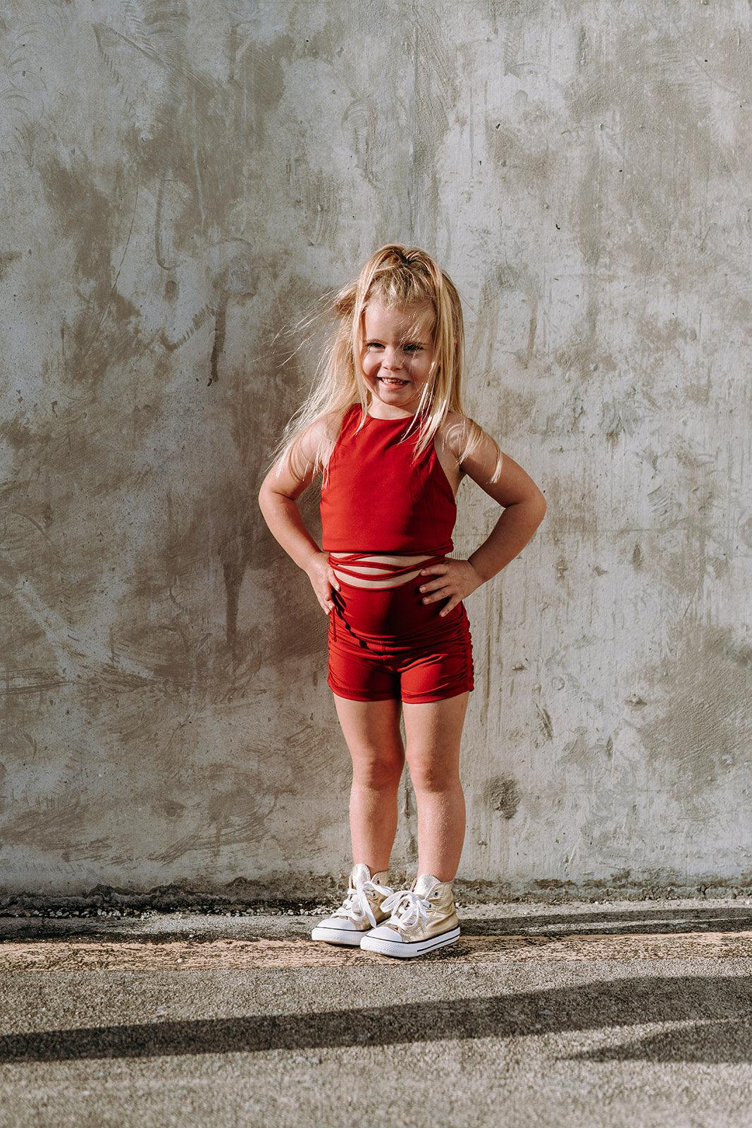 Youth Scrunch Side Shorts - Werk Dancewear