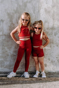 Youth Scarlet Tie Top - Werk Dancewear