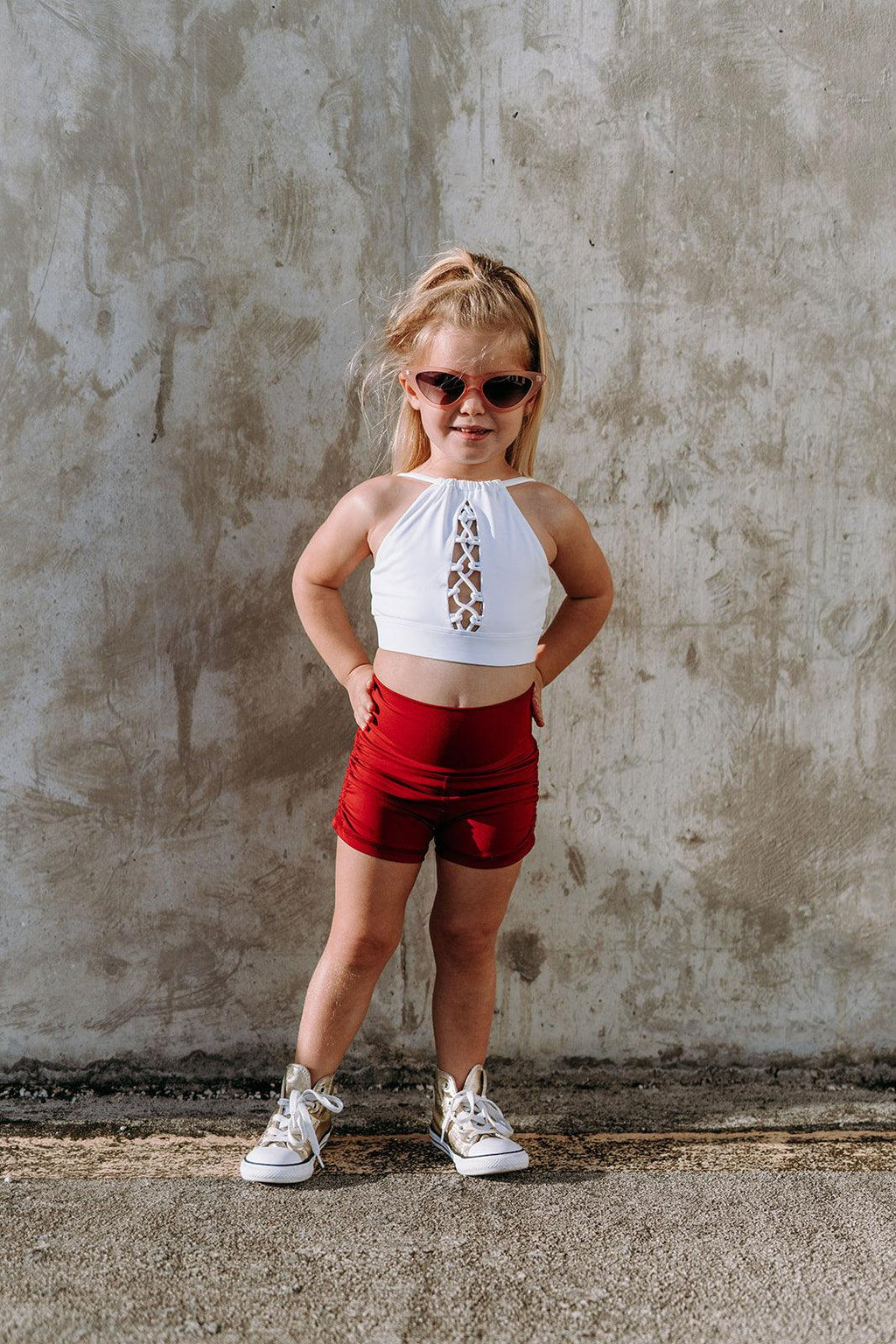 Youth Scrunch Side Shorts - Werk Dancewear