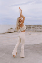 Ivory Flare Pants - Werk Dancewear