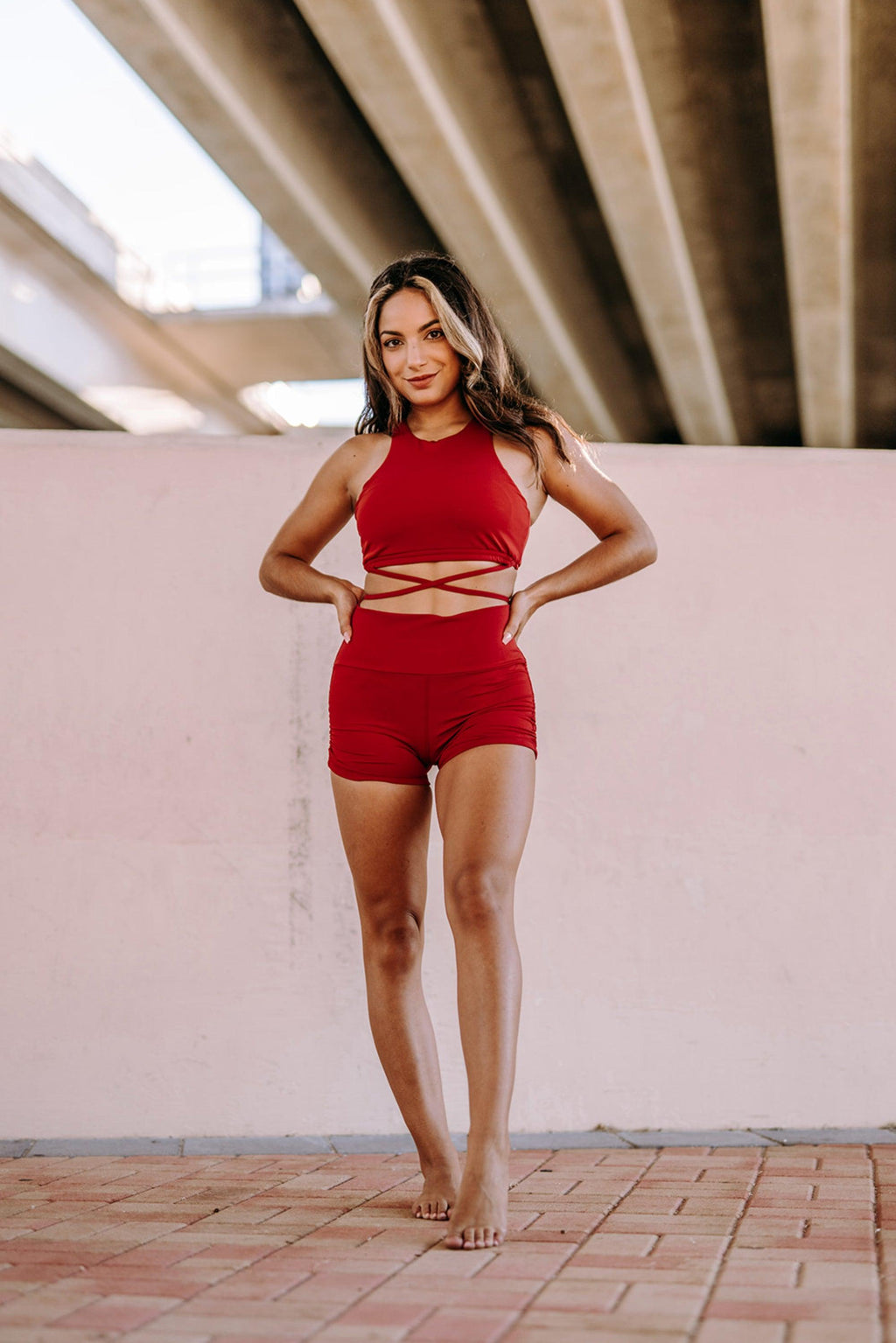 Youth Scarlet Tie Top - Werk Dancewear