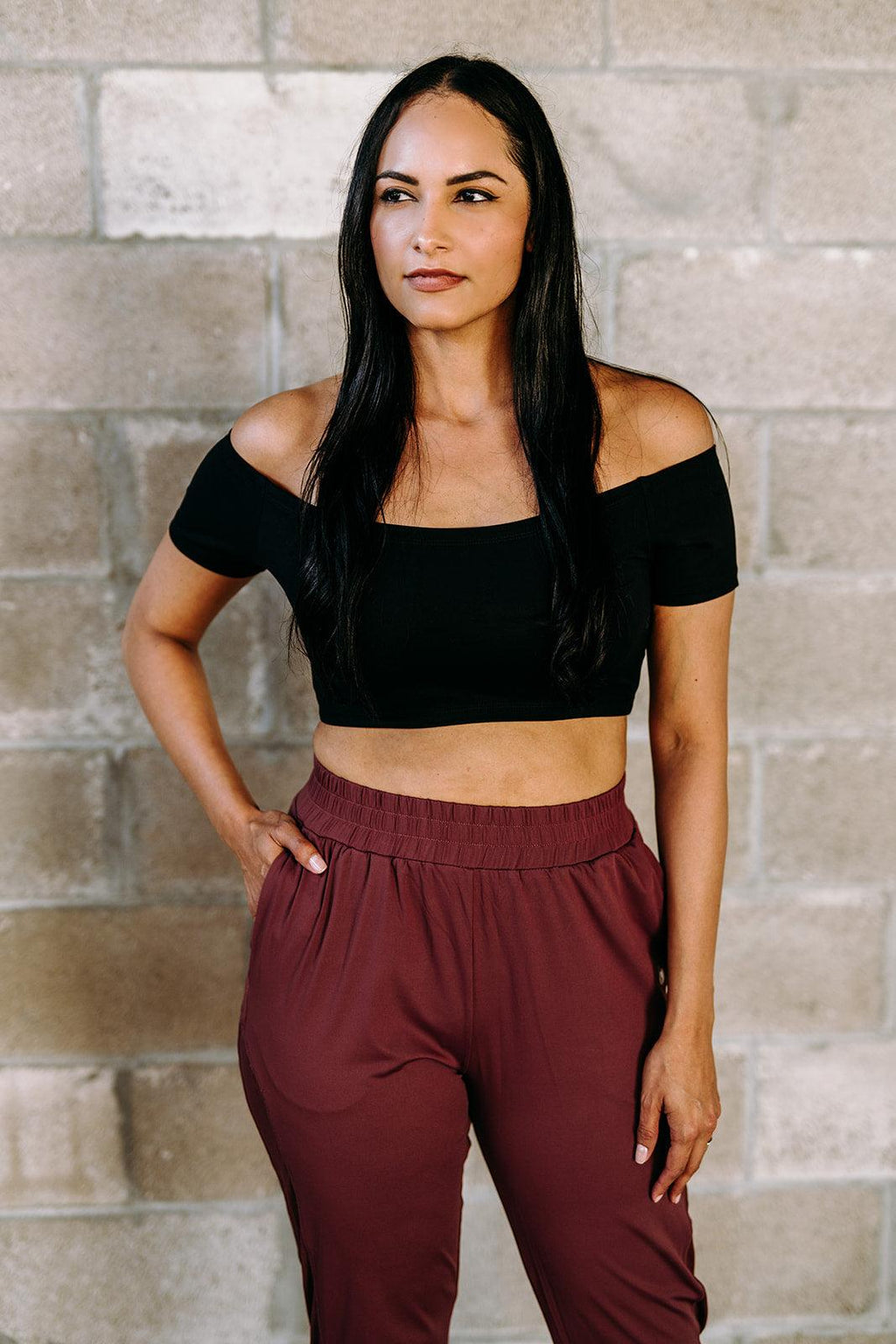 Off the Shoulder Crop Top - Werk Dancewear
