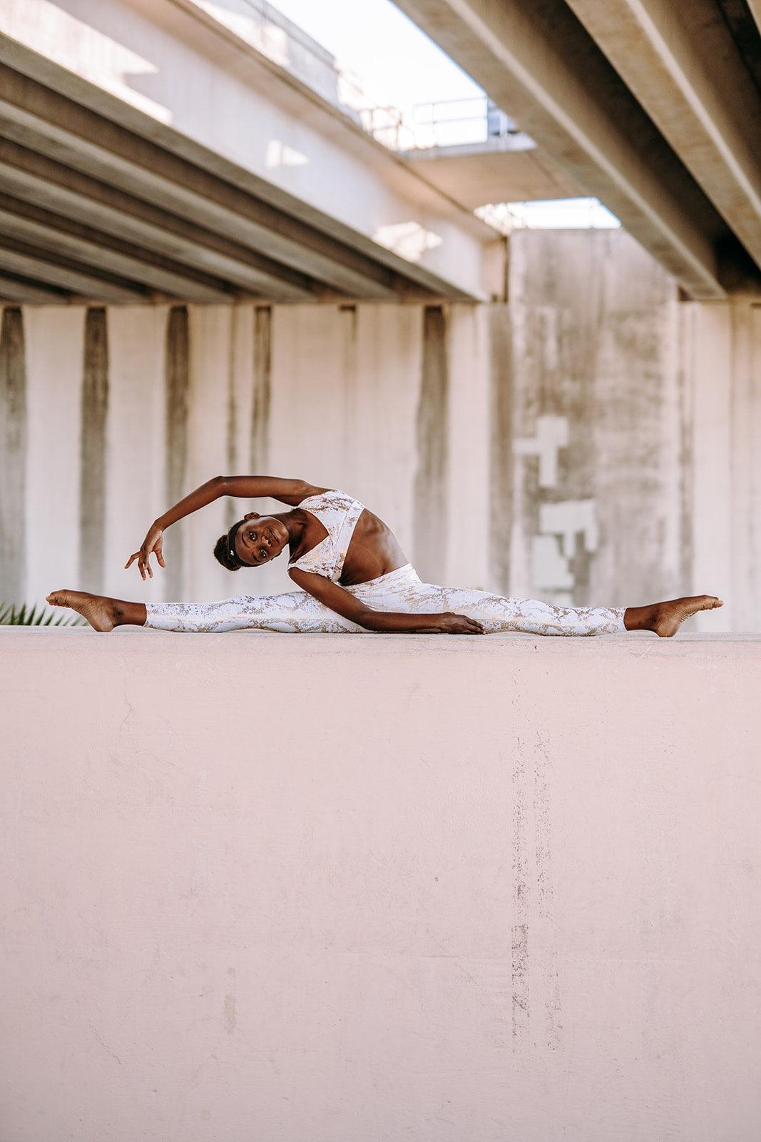 Youth Golden Snake Leggings - Werk Dancewear