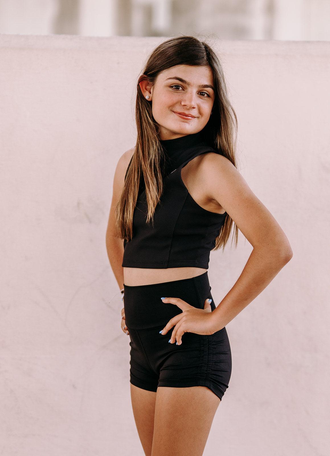 Youth High Neck Crop Top - Werk Dancewear